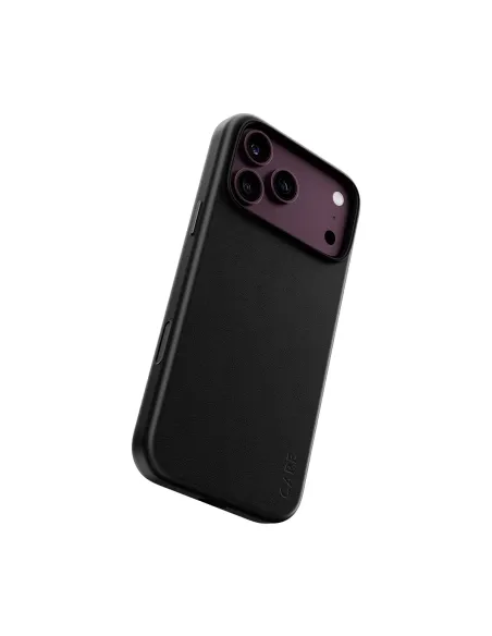 PanzerGlass CARE™ by ® Solo Vegan Leather Case Black w. MagSafe iPhone 18 Pro Max | 17 Pro Max funda para teléfono móvil Negro