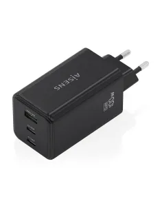 AISENS Cargador GaN 100W, 2x USB-C PD3.0 QC4.0 QC5.0, 1x USB-A QC3.0, Negro 2