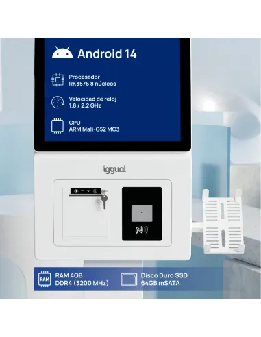 iggual Kiosco interactivo FHD ORCHID 27" Android