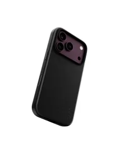PanzerGlass CARE™ by ® Solo Vegan Leather Case Black w. MagSafe iPhone 18 Pro | 17 Pro funda para teléfono móvil Negro