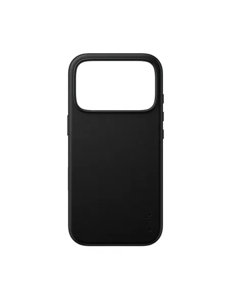 PanzerGlass CARE™ by ® Solo Vegan Leather Case Black w. MagSafe iPhone 18 Pro | 17 Pro funda para teléfono móvil Negro