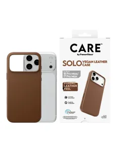 PanzerGlass CARE™ by ® Solo Vegan Leather Case Brown w. MagSafe iPhone 18 Pro Max | 17 Pro Max funda para teléfono móvil Marrón 2