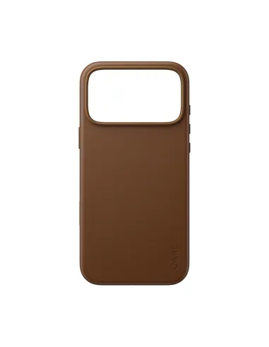PanzerGlass CARE™ by ® Solo Vegan Leather Case Brown w. MagSafe iPhone 18 Pro Max | 17 Pro Max funda para teléfono móvil Marrón
