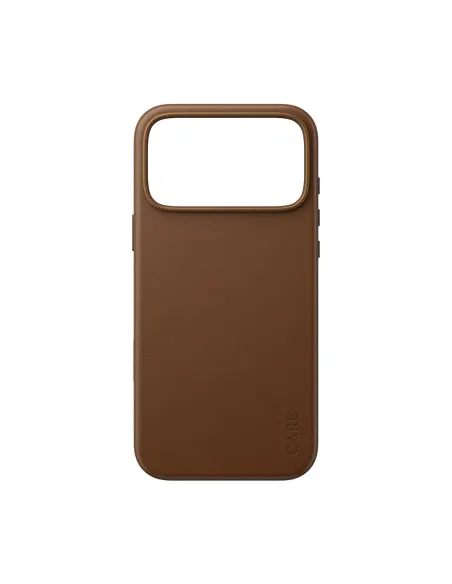 PanzerGlass CARE™ by ® Solo Vegan Leather Case Brown w. MagSafe iPhone 18 Pro Max | 17 Pro Max funda para teléfono móvil Marrón