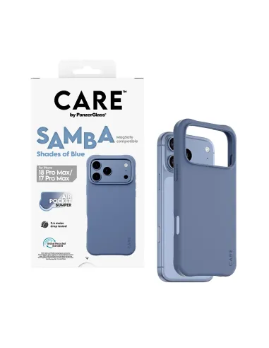 PanzerGlass CARE™ by ® Samba Case Shades of Blue w. MagSafe iPhone 18 Pro Max | 17 Pro Max funda para teléfono móvil Azul