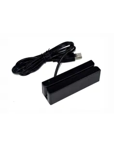 Premier BM-90 lector de tarjeta magnética USB Negro