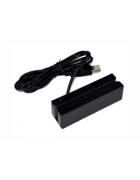 Premier BM-90 lector de tarjeta magnética USB Negro