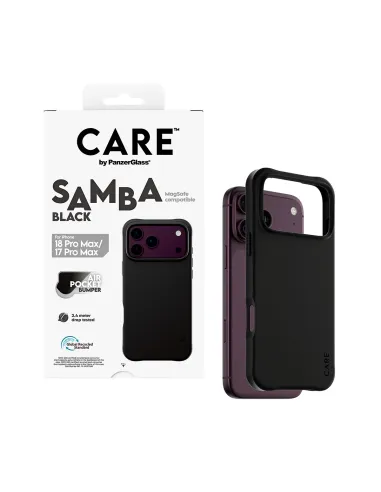PanzerGlass CARE™ by ® Samba Case Black w. MagSafe iPhone 18 Pro Max | 17 Pro Max funda para teléfono móvil Negro