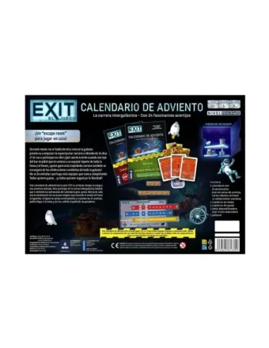 Calendario de adviento exit la carrera intergalactica
