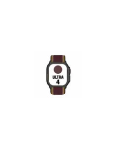 Apple Watch Ultra 4/ GPS/ 49mm/ Caja de Titanio Negro/ Correa Loop Trail Burdeos M/L