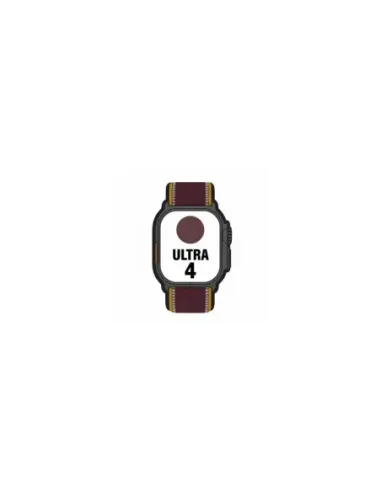 Apple Watch Ultra 4/ GPS/ 49mm/ Caja de Titanio Negro/ Correa Loop Trail Burdeos M/L