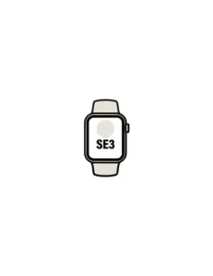 Apple Watch SE3/ GPS/ 40mm/ Caja de Aluminio Blanco Estrella/ Correa Deportiva Arena S/M