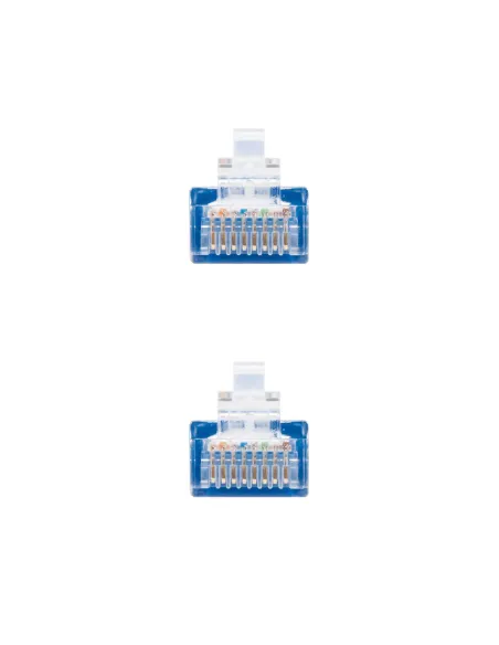 Nanocable CABLE RED LATIGUILLO RJ45 CAT.5E UTP AWG24, AZUL, 3.0 M