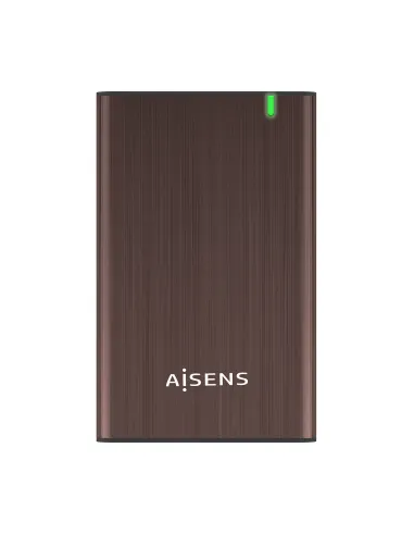 AISENS Caja Externa 2.5" ASE-2525BWN 9.5 mm SATA A USB 3.0 USB 3.1 Gen1, Marron