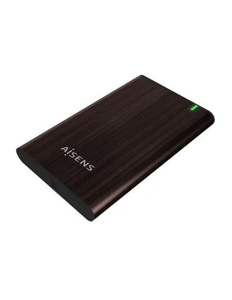 AISENS Caja Externa 2.5" ASE-2525BWN 9.5 mm SATA A USB 3.0 USB 3.1 Gen1, Marron