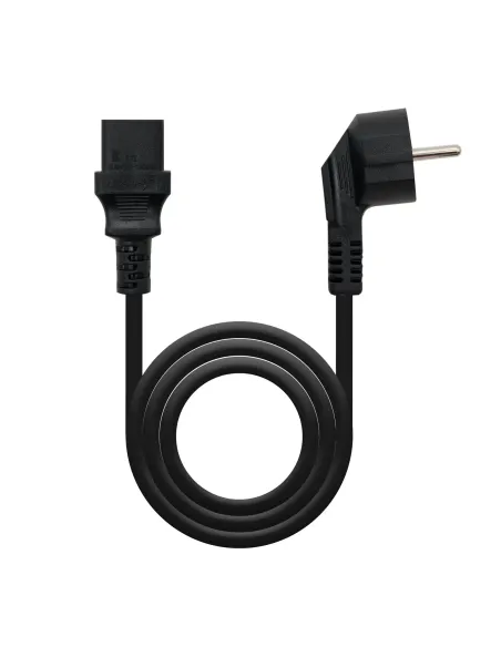 Nanocable 10.22.0110 cable de transmisión Negro 10 m C13 acoplador CEE7 7