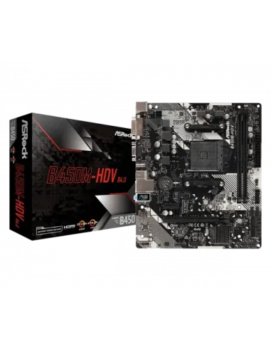 Asrock B450M-HDV R4.0 Zócalo AM4 Micro ATX AMD B450