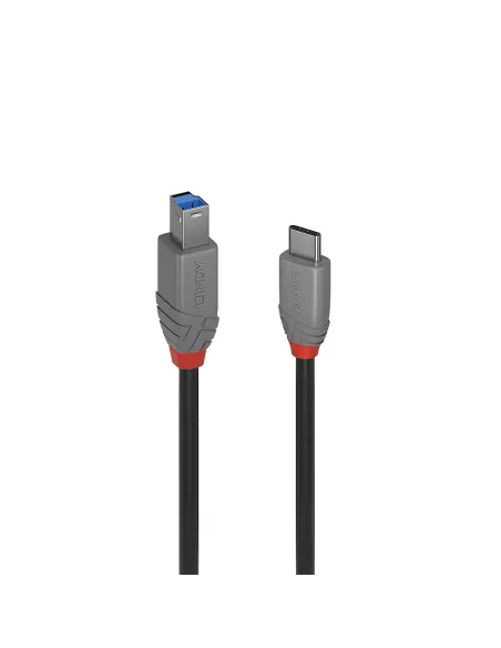 Lindy 36665 cable USB USB 3.2 Gen 1 (3.1 Gen 1) 0,5 m USB C USB B Negro