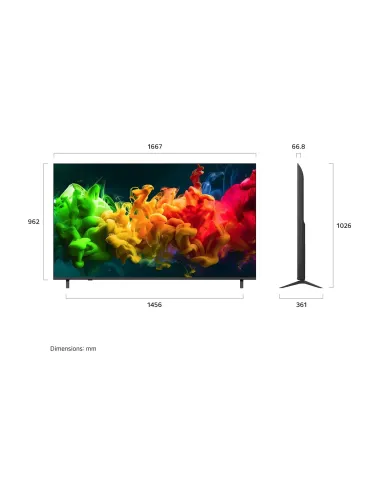 LG QNED evo AI MiniLED 75QNED8EB3A 190,5 cm (75") 4K Ultra HD Smart TV Wifi Negro
