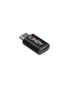 Lindy 71265 cambiador de género para cable USB Type C Negro 2