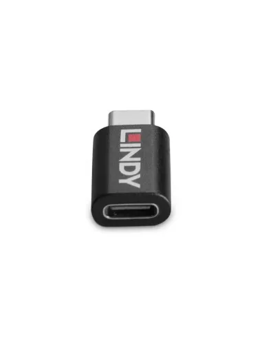 Lindy 71265 cambiador de género para cable USB Type C Negro