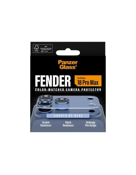 PanzerGlass Fender Camera Protec iPh 18ProMax Blue