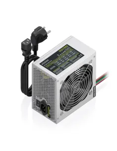 AISENS Fuente Alimentacion ATX 500W con Cable de Alimentacion OEM, Plata