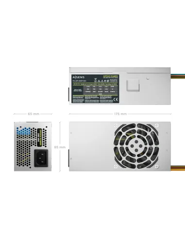 AISENS Fuente Alimentacion TFX 500W OEM, Plata