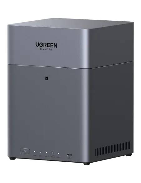 Ugreen DH4300 Plus NAS Mini Tower 8 GB LPPDDR4X UGOS Pro Gris