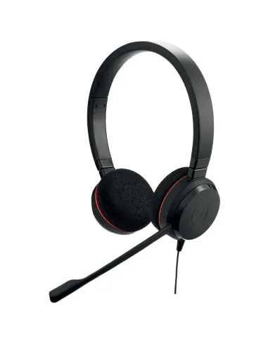 Jabra Evolve 20 Auriculares Alámbrico Diadema Oficina Centro de llamadas USB Type-C   USB Type-A Negro