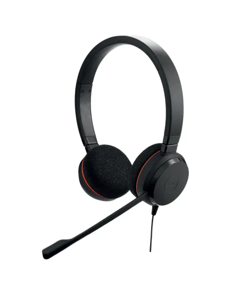 Jabra Evolve 20 Auriculares Alámbrico Diadema Oficina Centro de llamadas USB Type-C   USB Type-A Negro