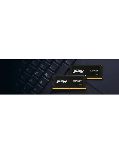 Kingston Technology FURY 32 GB 5600 MT s DDR5 CL40 SODIMM (Kit de 2) Impact PnP