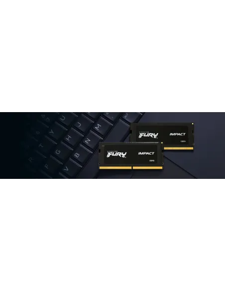 Kingston Technology FURY 32 GB 5600 MT s DDR5 CL40 SODIMM (Kit de 2) Impact PnP