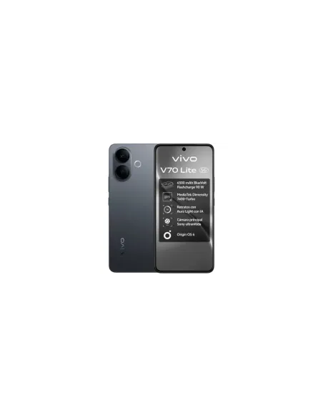 Smartphone Vivo V70 Lite 6GB/ 128GB/ 6.77"/ 5G/ Negro