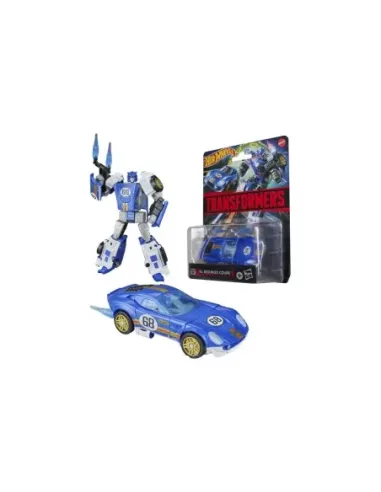 Figura hasbro transformers x hot wheels el segundo coupe