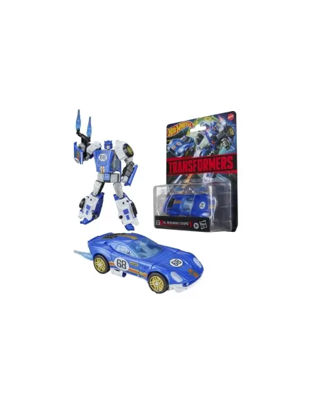 Figura hasbro transformers x hot wheels el segundo coupe