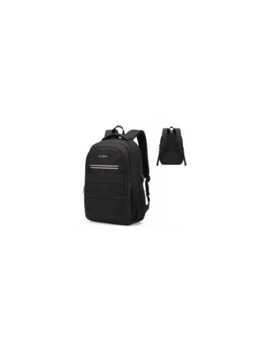 Mochila Subblim City Plus 26L Backpack para Portátiles hasta 16"/ Puerto USB/ Negra