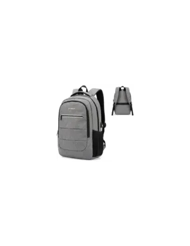 Mochila Subblim City Plus Backpack para Portátiles hasta 16"/ Puerto USB/ Gris