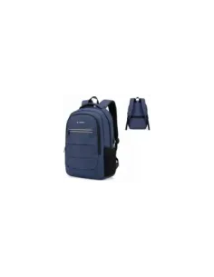 Mochila Subblim City Plus Backpack para Portátiles hasta 16"/ Puerto USB/ Azul