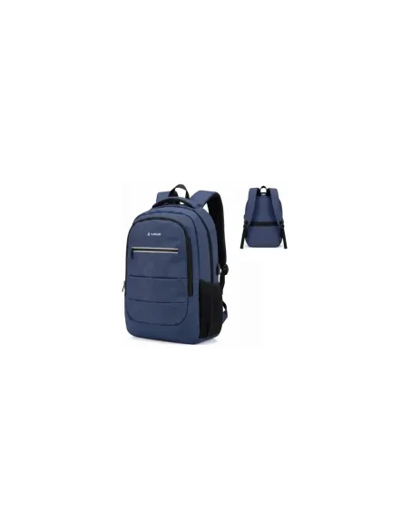 Mochila Subblim City Plus Backpack para Portátiles hasta 16"/ Puerto USB/ Azul