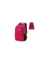 Mochila Subblim City Plus Backpack para Portátiles hasta 15.6"/ Puerto USB/ Roja