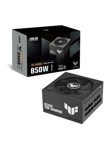ASUS TUF Gaming 850W Platinum unidad de fuente de alimentación 20+4 pin ATX ATX Negro