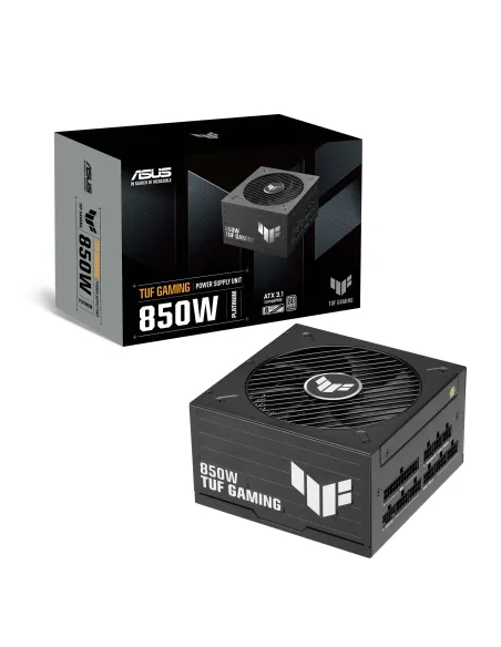 ASUS TUF Gaming 850W Platinum unidad de fuente de alimentación 20+4 pin ATX ATX Negro
