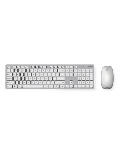 ASUS W5000 teclado Ratón incluido Oficina RF inalámbrico QWERTY Español Blanco