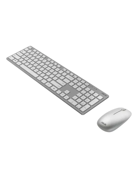 ASUS W5000 teclado Ratón incluido Oficina RF inalámbrico QWERTY Español Blanco