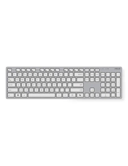 ASUS W5000 teclado Ratón incluido Oficina RF inalámbrico QWERTY Español Blanco