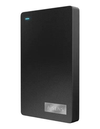 AISENS Caja Externa 2,5″ 9.5mm SATA a USB-C USB3.1 Gen1, Negra