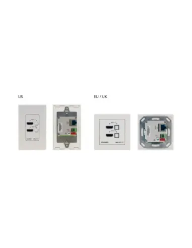 KRAMER / SELECTOR AUTOMÁTICO WALL PLATE / 4K /WP-211T/EU-80/86(W) / 20-804970590