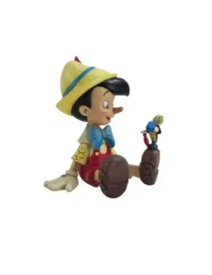 Figura enesco disney pinocchio sentado & pepito grillo