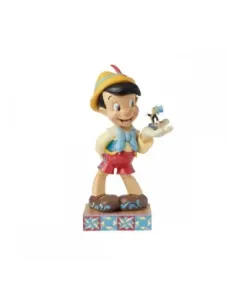 Figura enesco disney pinocchio & pepito grillo